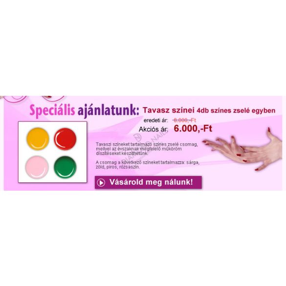 Confezione di 4 Gel Colori di Primavera 