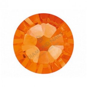Swarovski Strass Arancio Grande Tondo 100pz