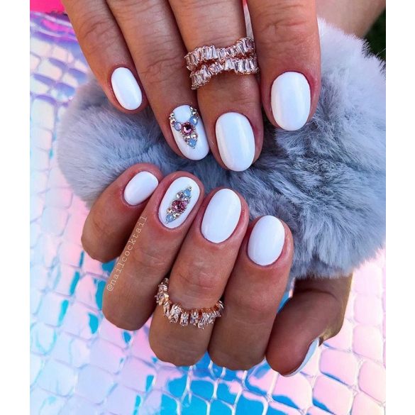 Gel Polish 4ml - DN002 - Snow White - Bianco come la Neve