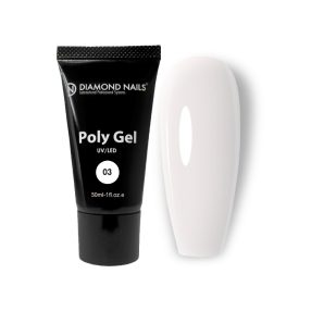   PolyGel 03 - Milky White - 30 ml – Formula senza HEMA e TPO