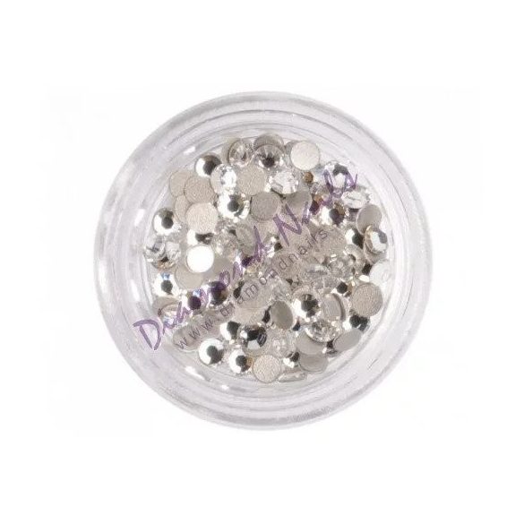 Swarovski Strass Argento Grande Tondo 100pz