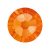 Swarovski Strass Arancio Tondo 100pz