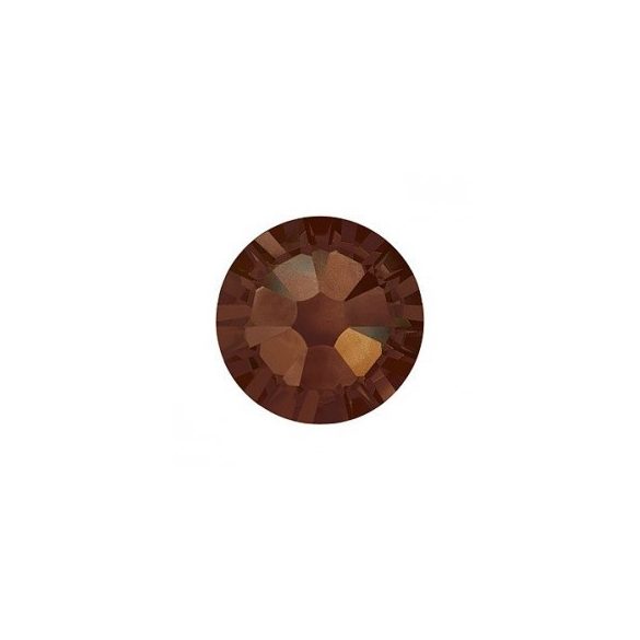 Swarovski Strass Marrone Scuro Tondo  100pz
