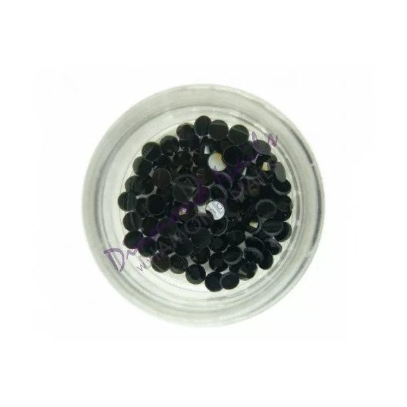 Swarovski Strass Nero Grande Tondo 100pz