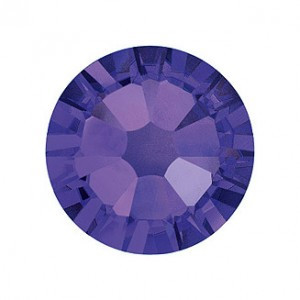 Swarovski Strass Viola Scuro Grande Tondo 100pz