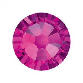 Swarovski Strass Fuxia Grande Tondo 100pz