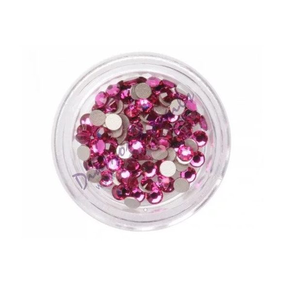 Swarovski Strass Fuxia Grande Tondo 100pz