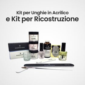 Kit Gel ed Acrilico per Ricostruzione Unghie